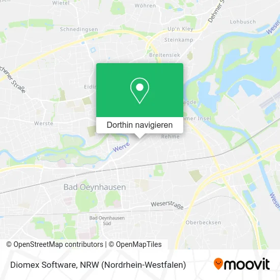 Diomex Software Karte