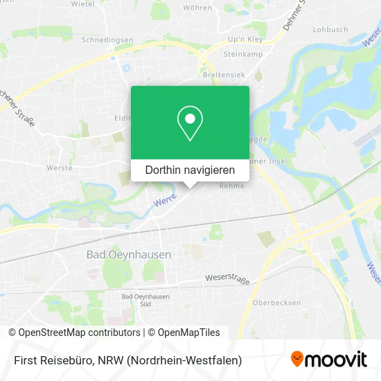 First Reisebüro Karte