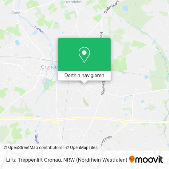 Lifta Treppenlift Gronau Karte
