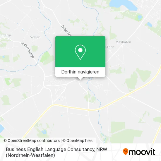 Business English Language Consultancy Karte