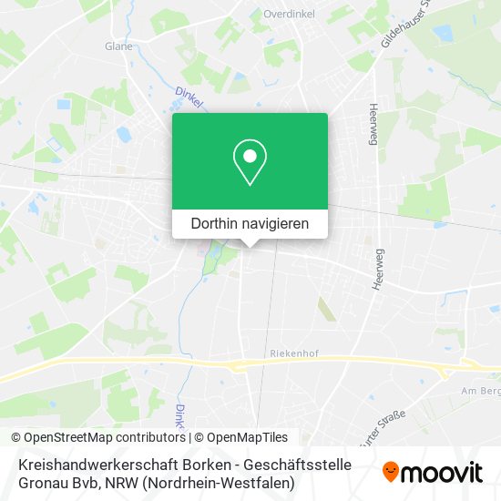 Kreishandwerkerschaft Borken - Geschäftsstelle Gronau Bvb Karte