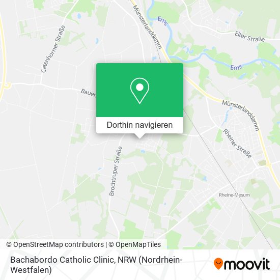Bachabordo Catholic Clinic Karte