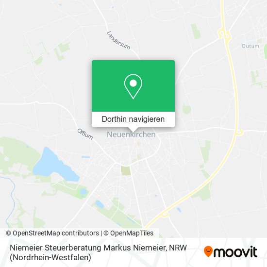 Niemeier Steuerberatung Markus Niemeier Karte