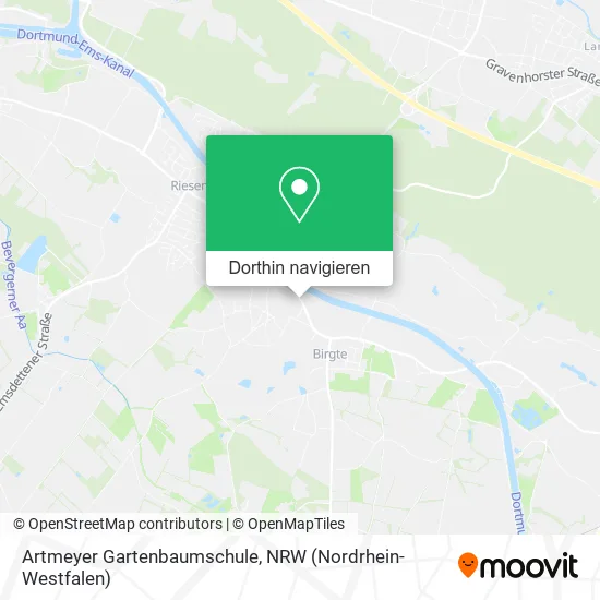 Artmeyer Gartenbaumschule Karte