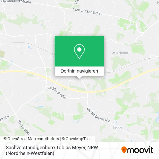 Sachverständigenbüro Tobias Meyer Karte