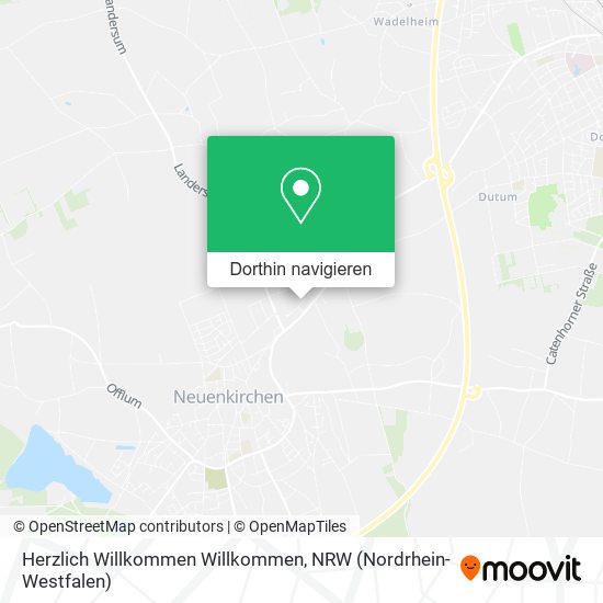Herzlich Willkommen Willkommen Karte