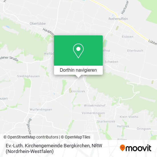 Ev.-Luth. Kirchengemeinde Bergkirchen Karte