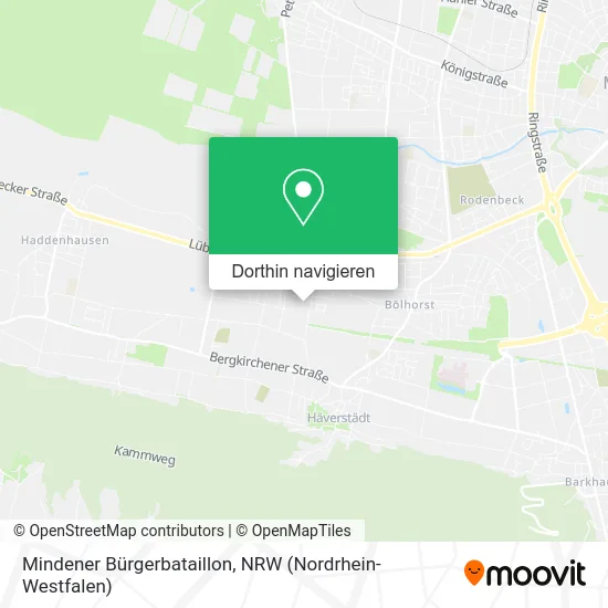 Mindener Bürgerbataillon Karte