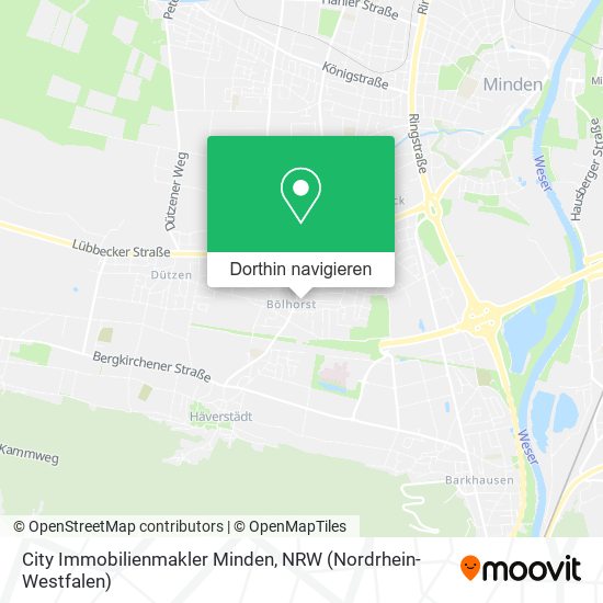 City Immobilienmakler Minden Karte