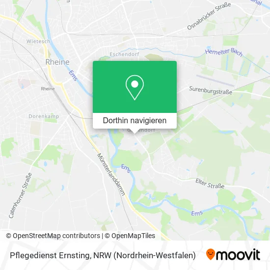 Pflegedienst Ernsting Karte