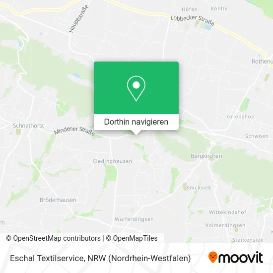Eschal Textilservice Karte