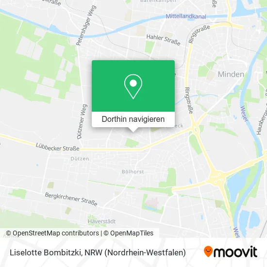 Liselotte Bombitzki Karte