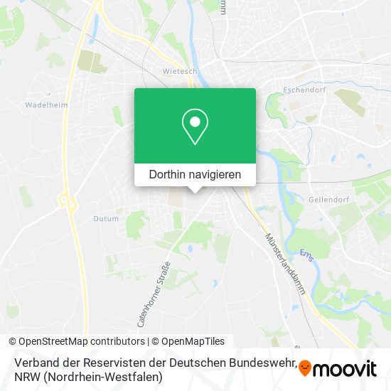 Verband der Reservisten der Deutschen Bundeswehr Karte