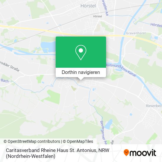 Caritasverband Rheine Haus St. Antonius Karte