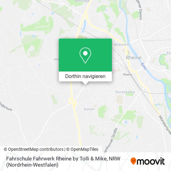 Fahrschule Fahrwerk Rheine by Tolli & Mike Karte