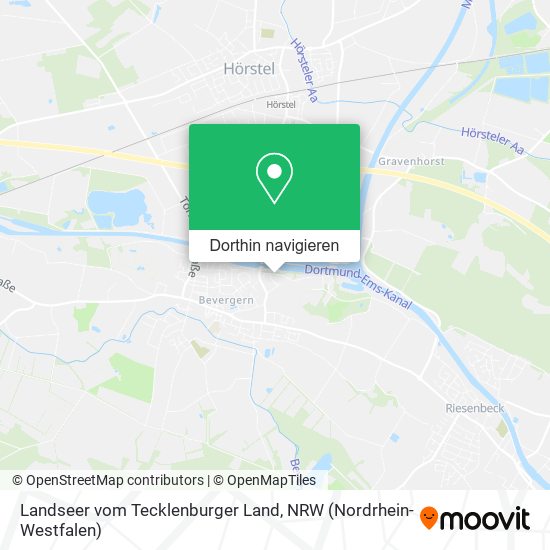 Landseer vom Tecklenburger Land Karte