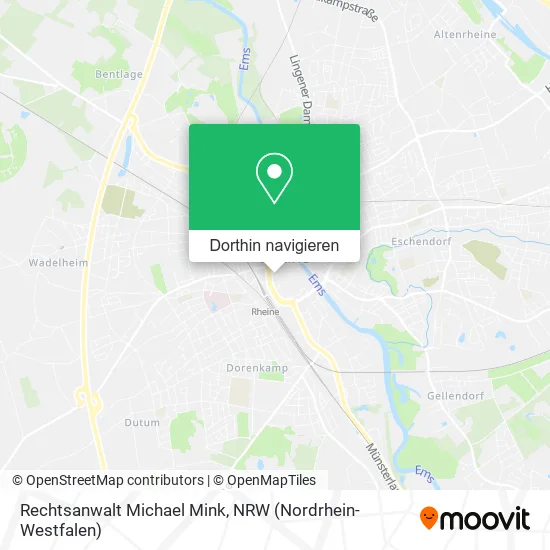 Rechtsanwalt Michael Mink Karte