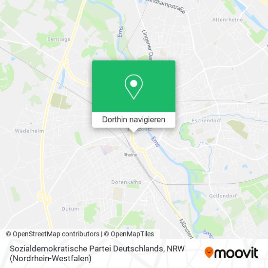 Sozialdemokratische Partei Deutschlands Karte