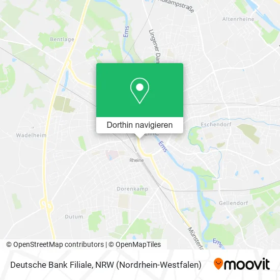 Deutsche Bank Filiale Karte