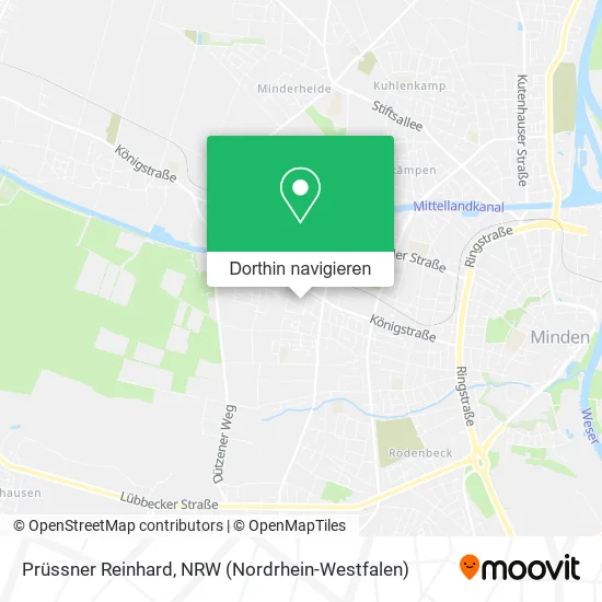 Prüssner Reinhard Karte