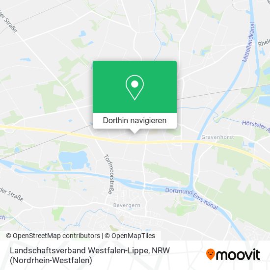 Landschaftsverband Westfalen-Lippe Karte