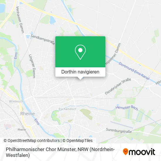 Philharmonischer Chor Münster Karte