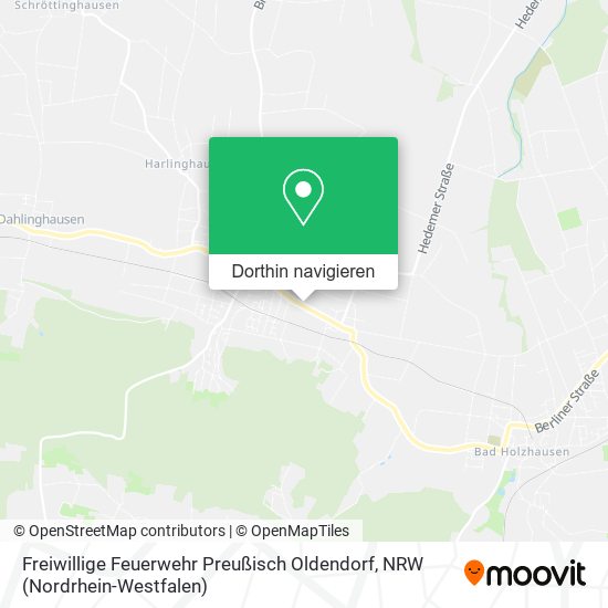 Freiwillige Feuerwehr Preußisch Oldendorf Karte