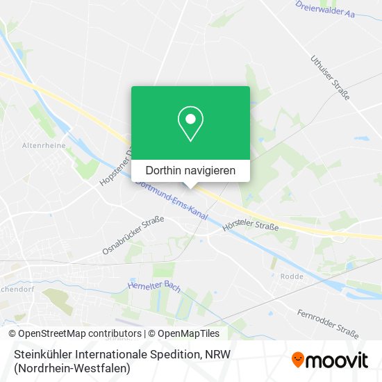 Steinkühler Internationale Spedition Karte
