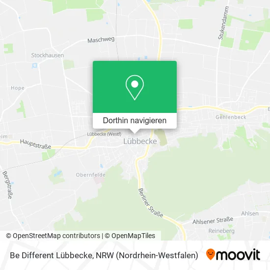 Be Different Lübbecke Karte