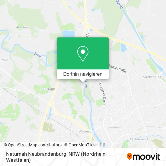 Naturnah Neubrandenburg Karte