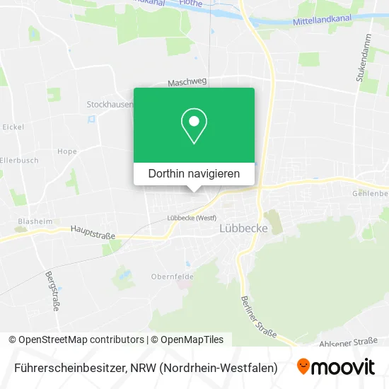 Führerscheinbesitzer Karte