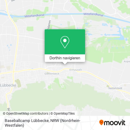 Baseballcamp Lübbecke Karte