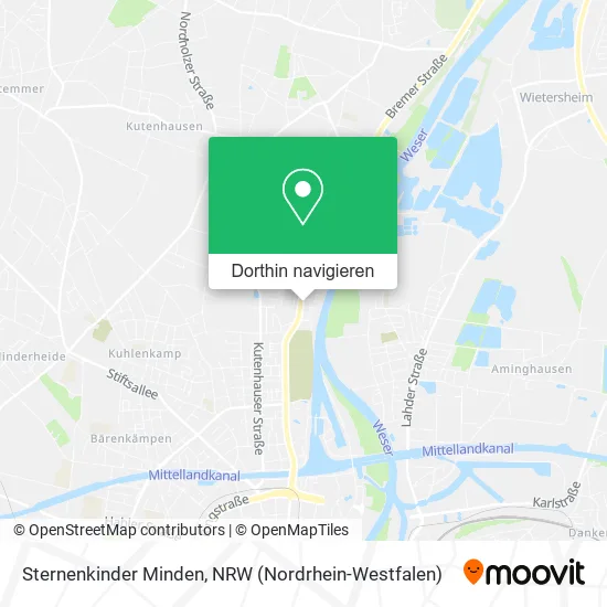 Sternenkinder Minden Karte