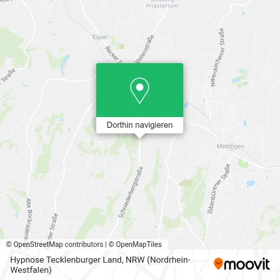 Hypnose Tecklenburger Land Karte