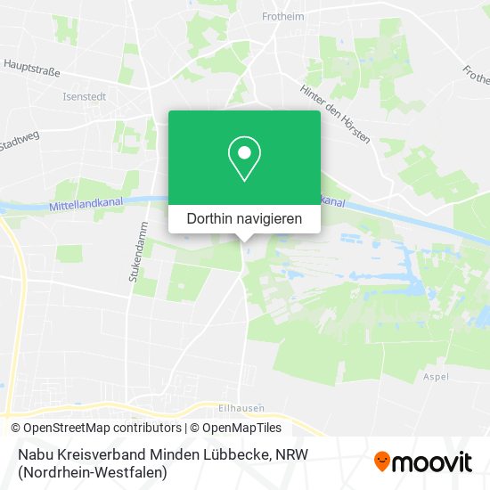 Nabu Kreisverband Minden Lübbecke Karte