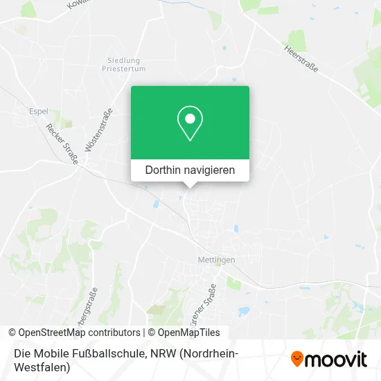 Die Mobile Fußballschule Karte