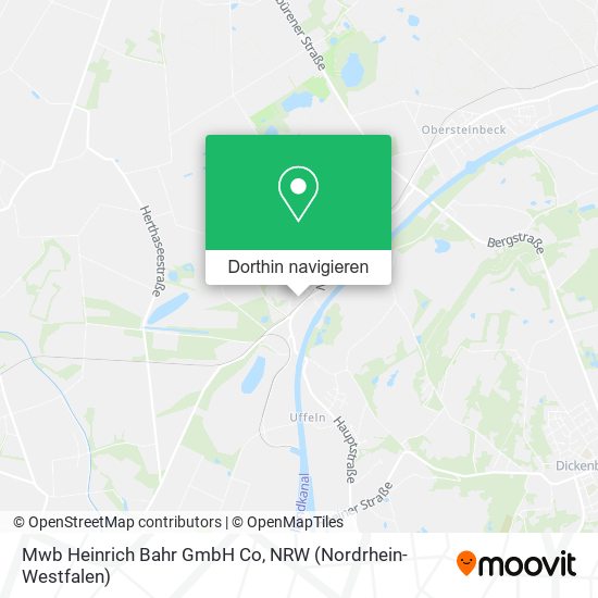 Mwb Heinrich Bahr GmbH Co Karte