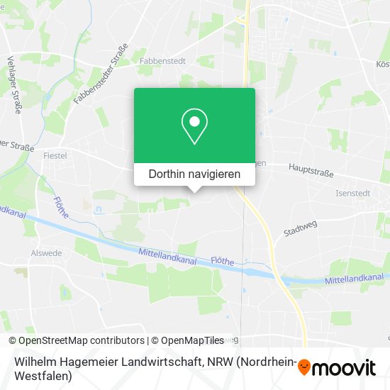 Wilhelm Hagemeier Landwirtschaft Karte