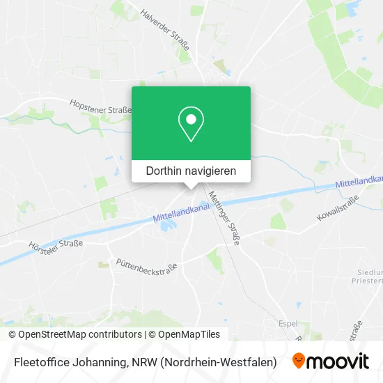 Fleetoffice Johanning Karte