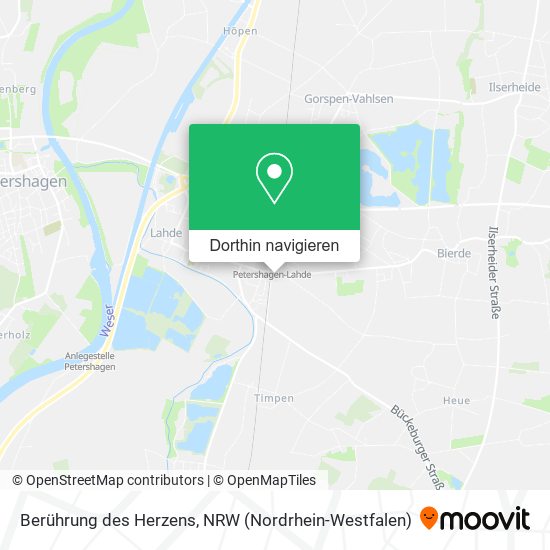 Berührung des Herzens Karte