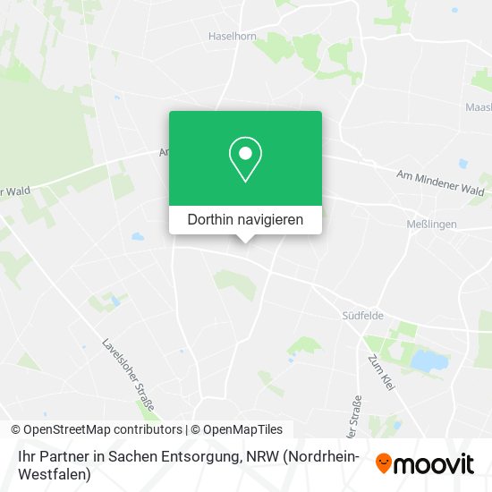 Ihr Partner in Sachen Entsorgung Karte