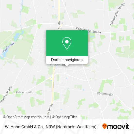 W. Hohn GmbH & Co. Karte