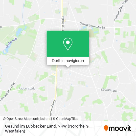 Gesund im Lübbecker Land Karte