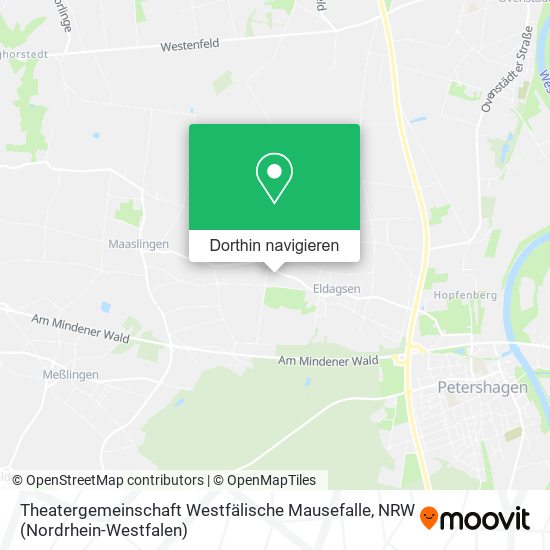 Theatergemeinschaft Westfälische Mausefalle Karte