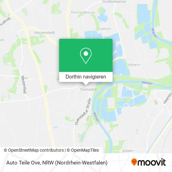 Auto Teile Ove Karte