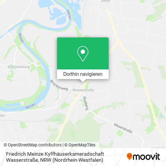 Friedrich Meinze Kyffhäuserkameradschaft Wasserstraße Karte