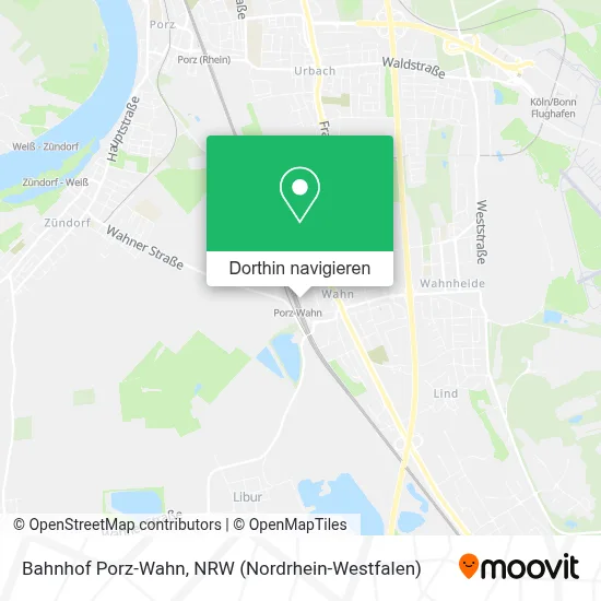 Bahnhof Porz-Wahn Karte