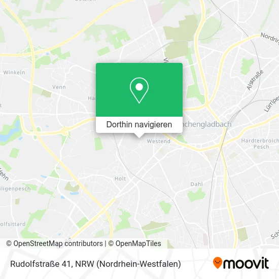 Rudolfstraße 41 Karte