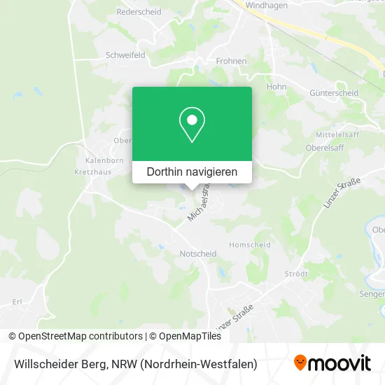 Willscheider Berg Karte