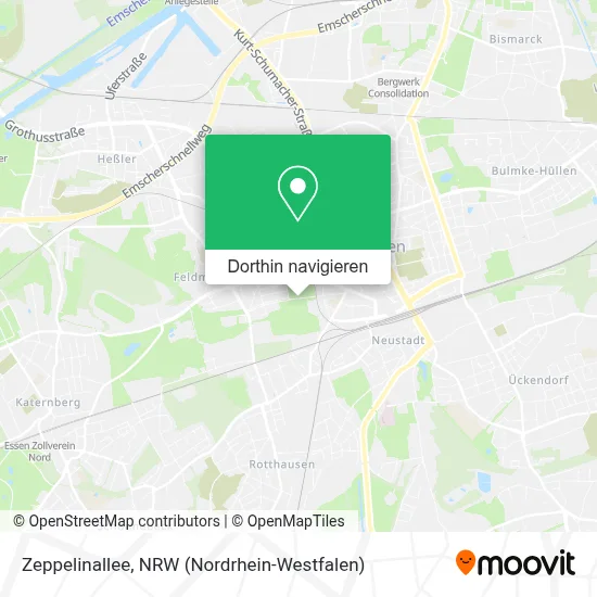 Zeppelinallee Karte
